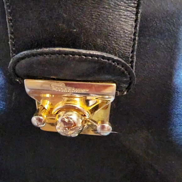 Vintage Salvatore Ferragamo‎  Black bag - Picture 4 of 14